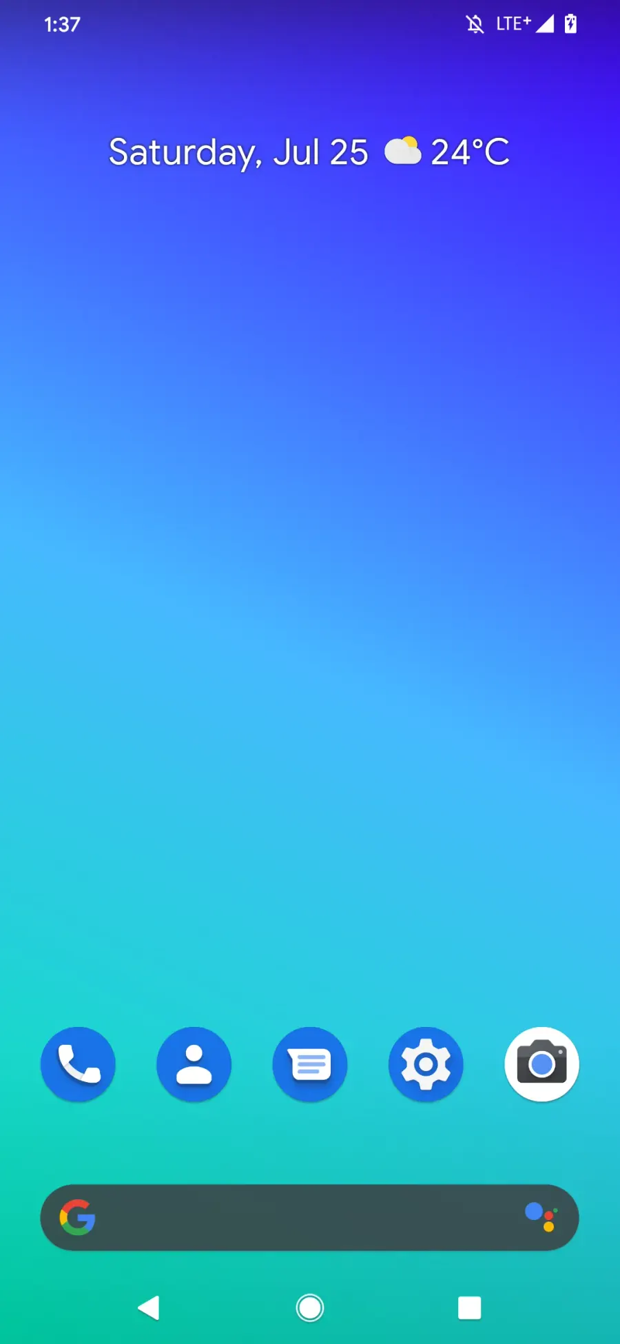 La carte Android 10