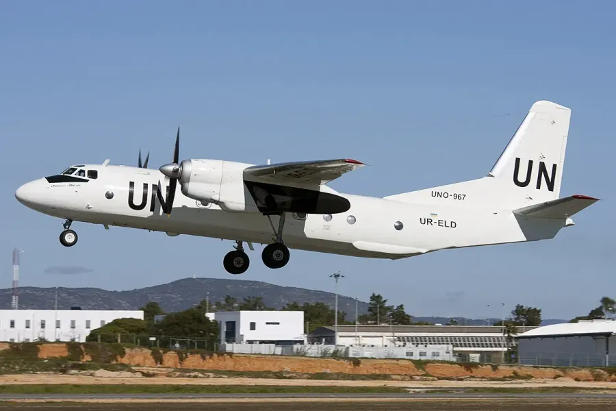 La carte Antonov An-26