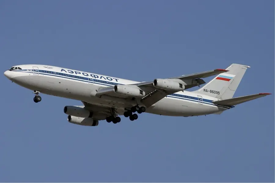 La carte Iliouchine Il-86