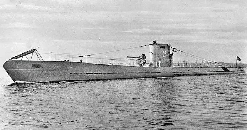 La carte Unterseeboot type I