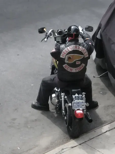 The Hells Angels card