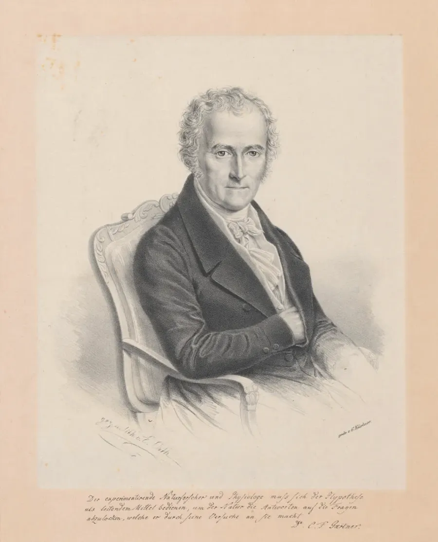 The Karl Friedrich von Gaertner card