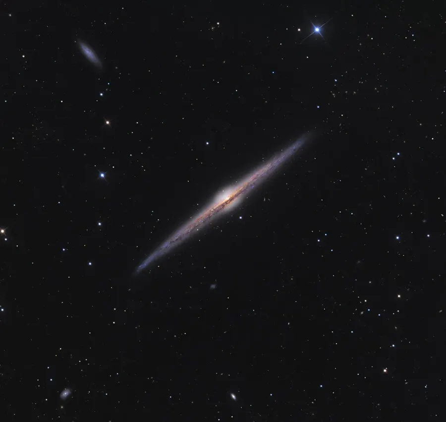 La carte NGC 4565