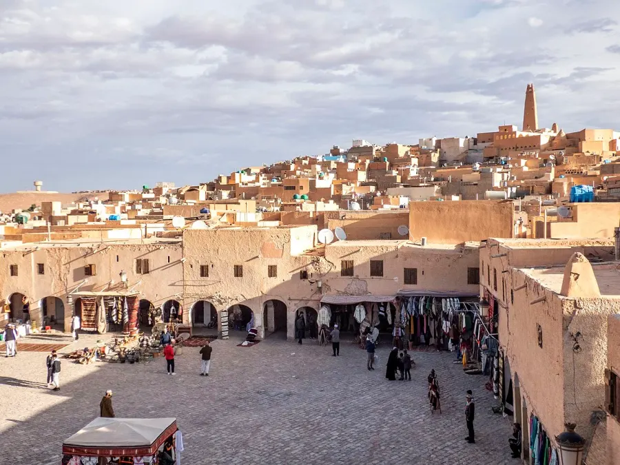 La carte Ghardaïa