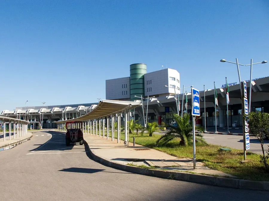 The Houari Boumediene Airport card