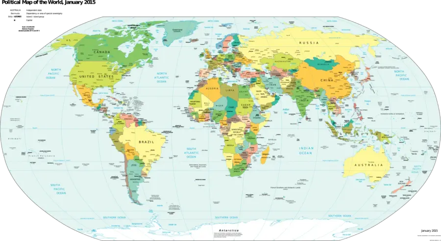 La carte Pays