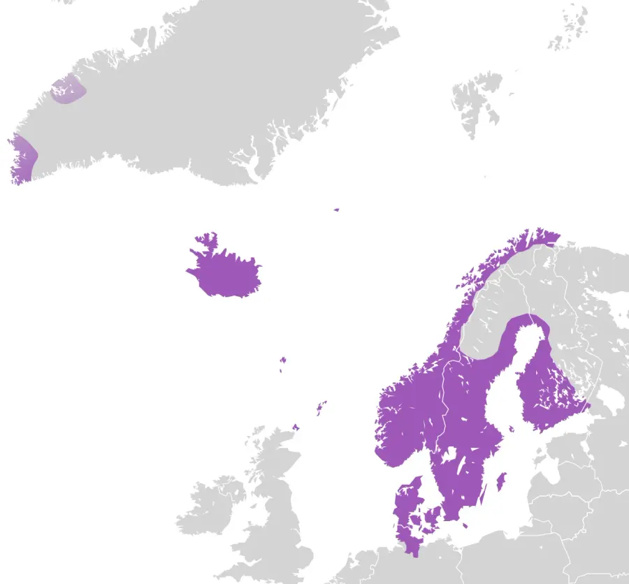 La carte Union de Kalmar
