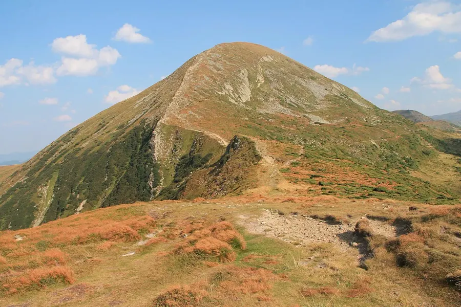 La carte Hoverla