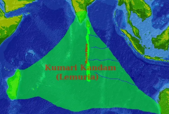 The Kumari Kandam card