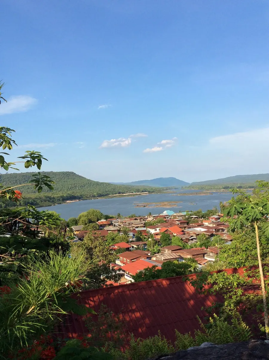 La carte Province d'Ubon Ratchathani