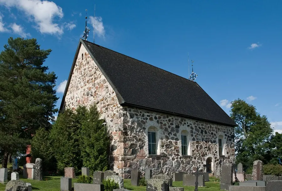 La carte Église de Kakskerta