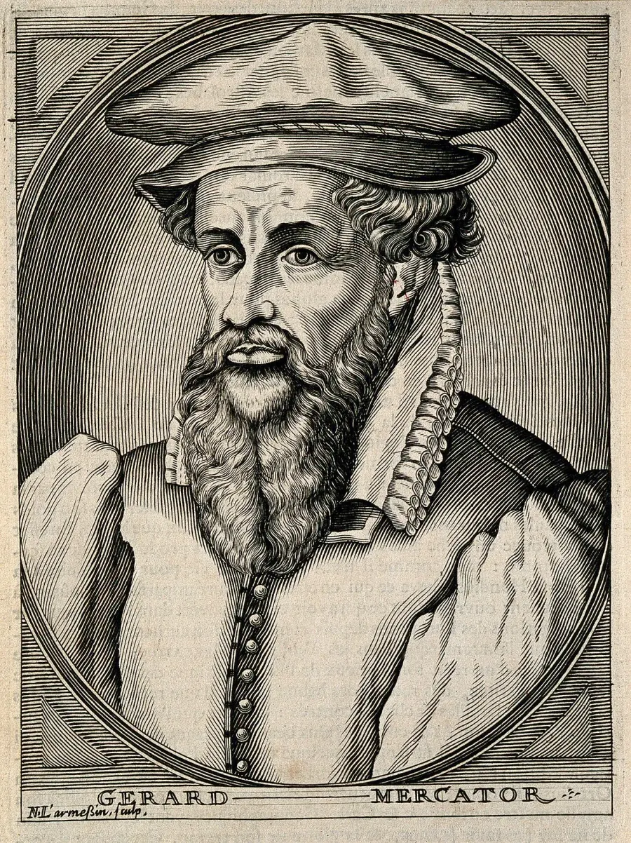 The Gerardus Mercator card