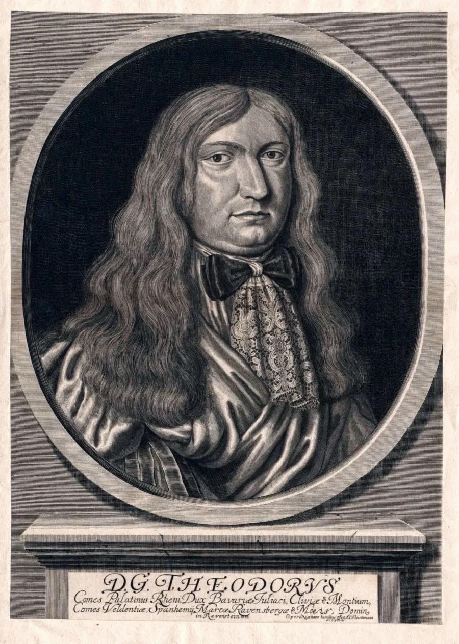 The Theodore Eustace, Count Palatine of Sulzbach card