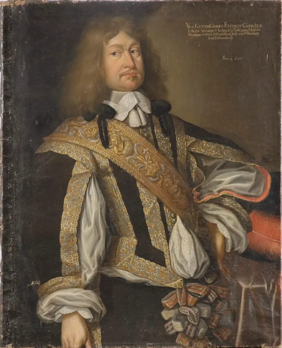 La carte Ernest-Gonthier de Schleswig-Holstein-Sonderbourg-Augustenbourg