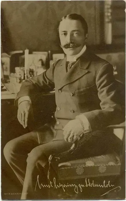 The Ernst II, Prince of Hohenlohe-Langenburg card