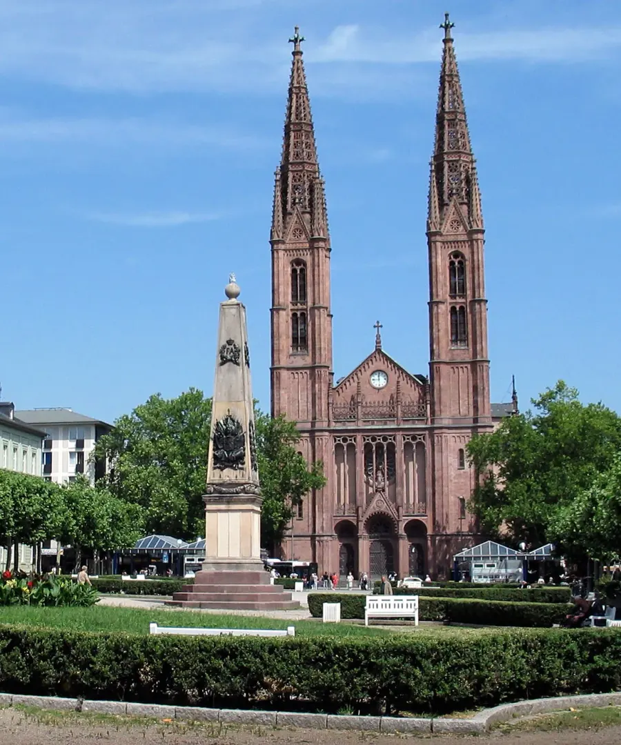 La carte Église Saint-Boniface de Wiesbaden
