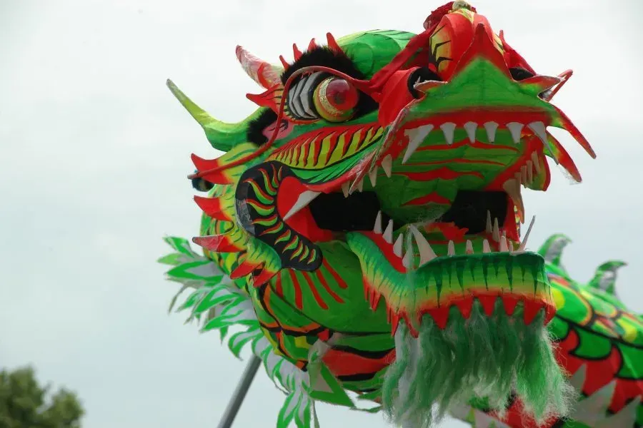 The Dragon dance card