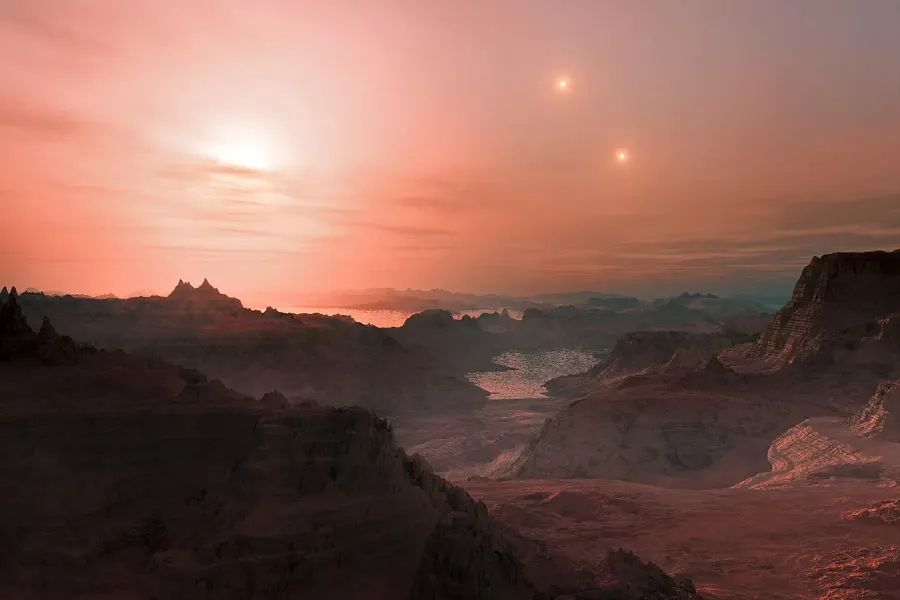 La carte Gliese 667 Cc