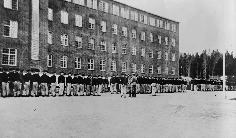 The Grini detention camp card