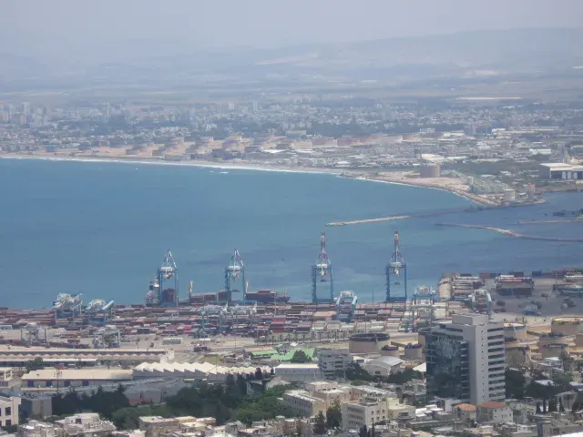 La carte Baie de Haïfa