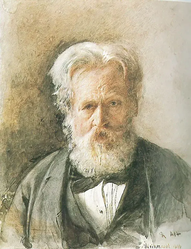 The Rudolf von Alt card