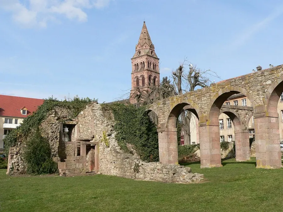 The Abbaye de Munster card