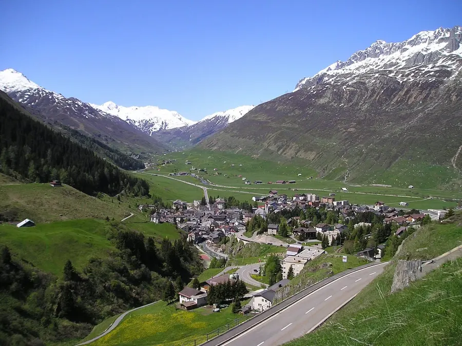 La carte Andermatt
