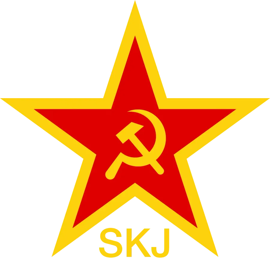 La carte Ligue des communistes de Yougoslavie
