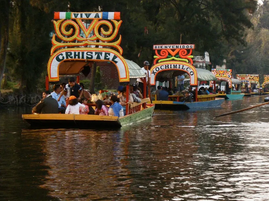 La carte Xochimilco