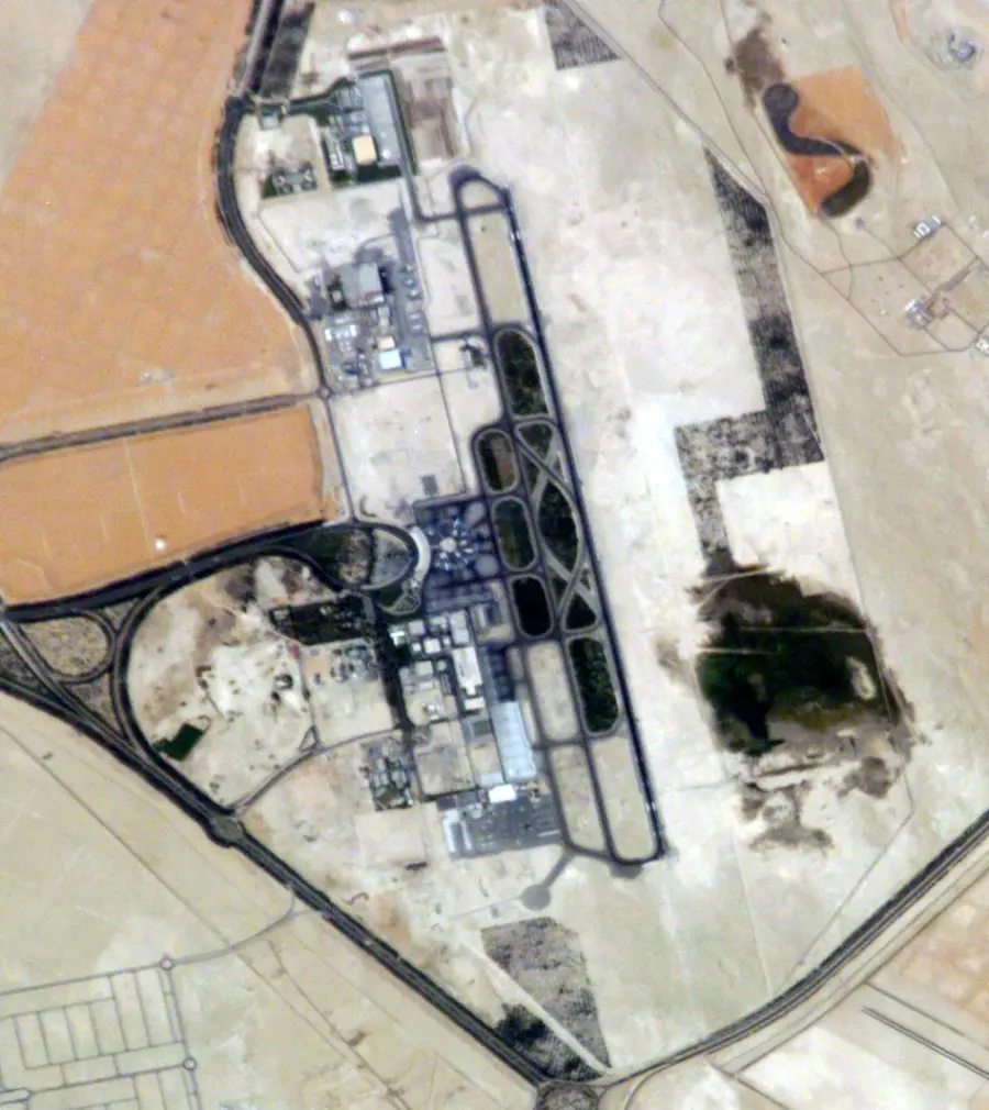 La carte Aéroport international d'Abou Dabi