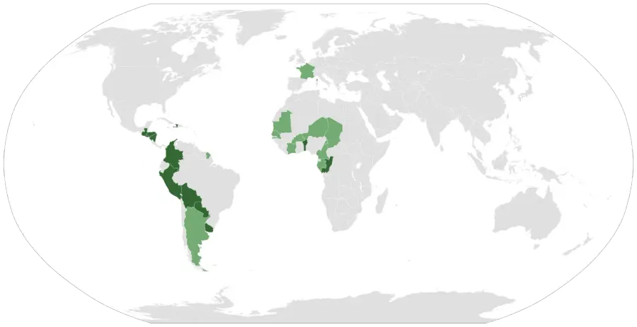 La carte Département