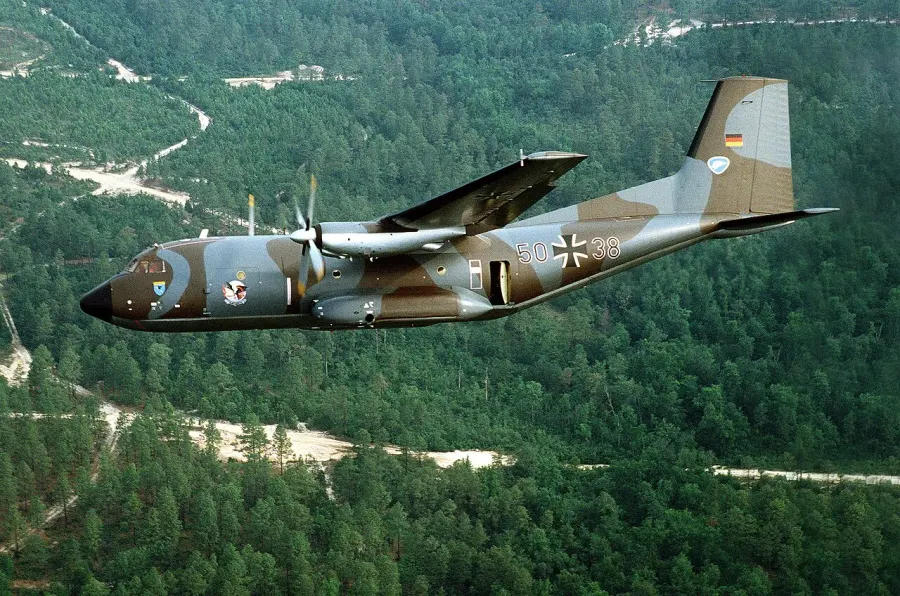 La carte C-160 Transall