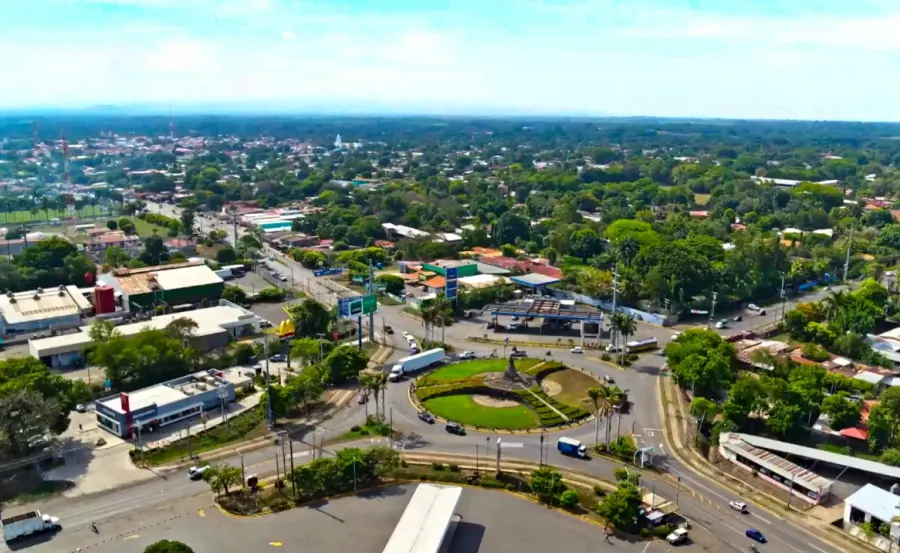 La carte Département de Chinandega