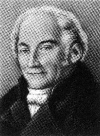 La carte Friedrich von Adelung
