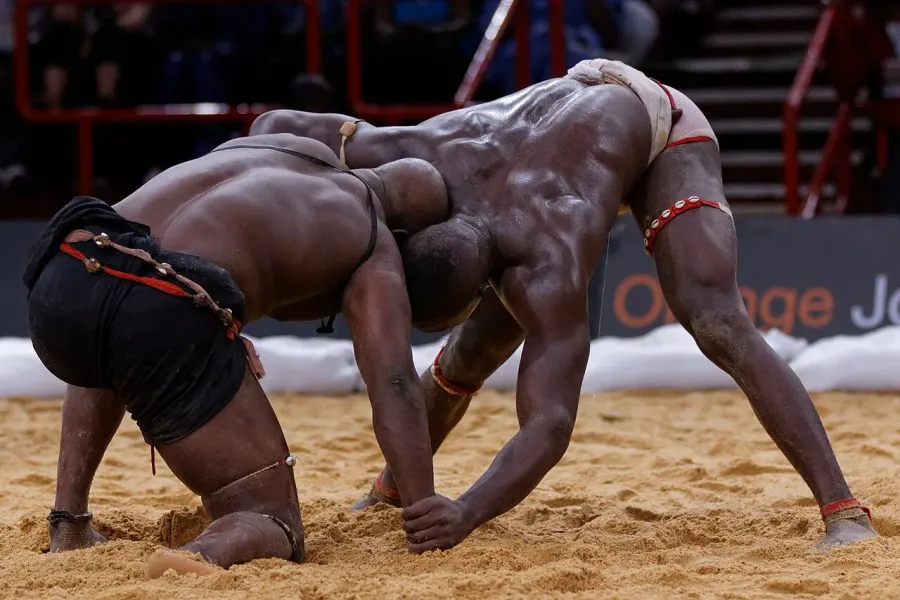 La carte Lutte sénégalaise