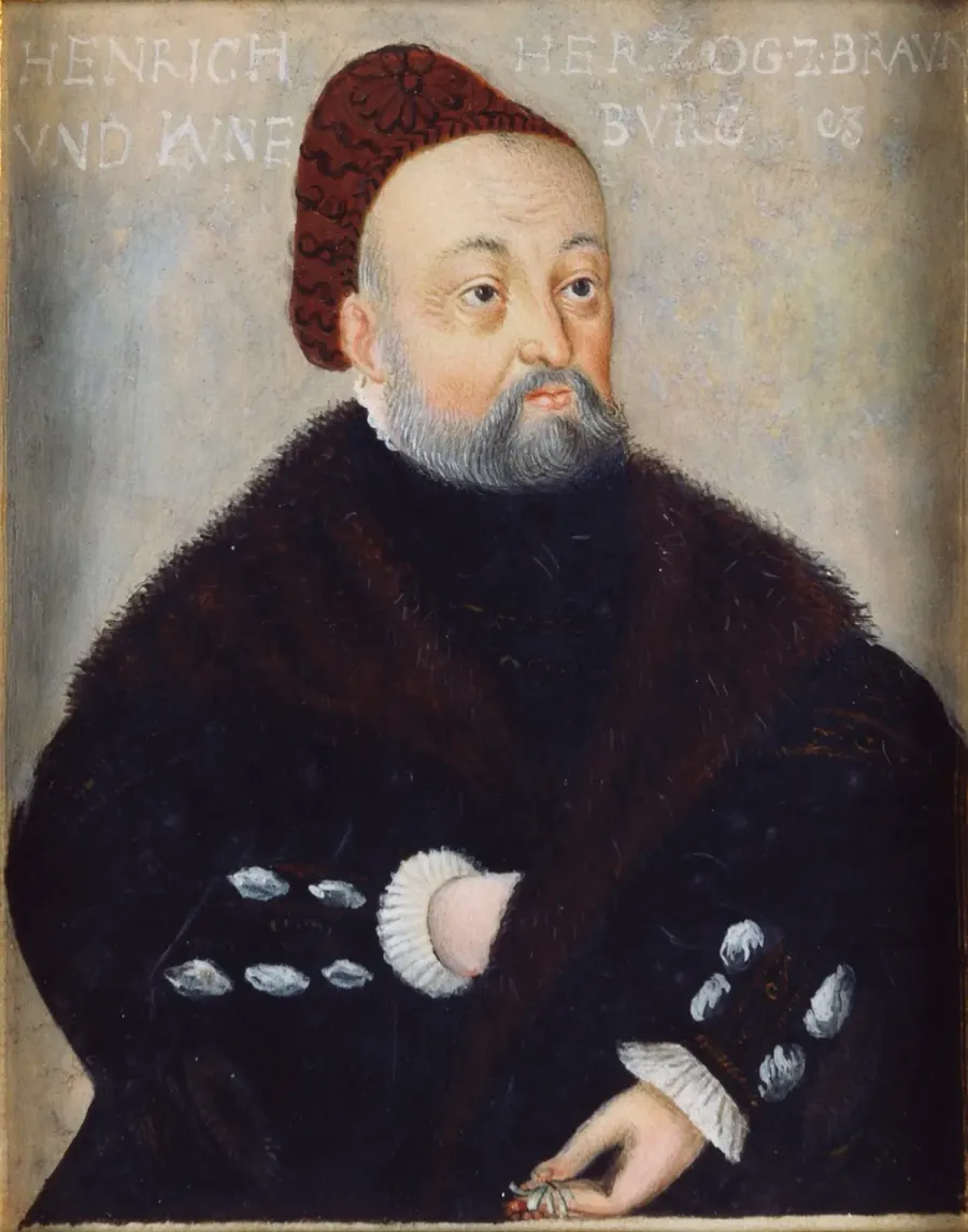 La carte Henri Ier de Brunswick-Lunebourg