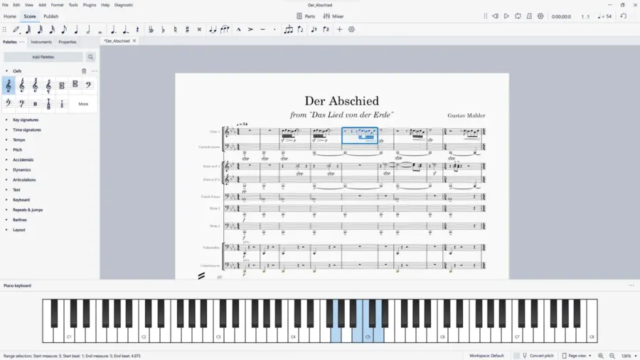 La carte Logiciel d'édition de partitions musicales