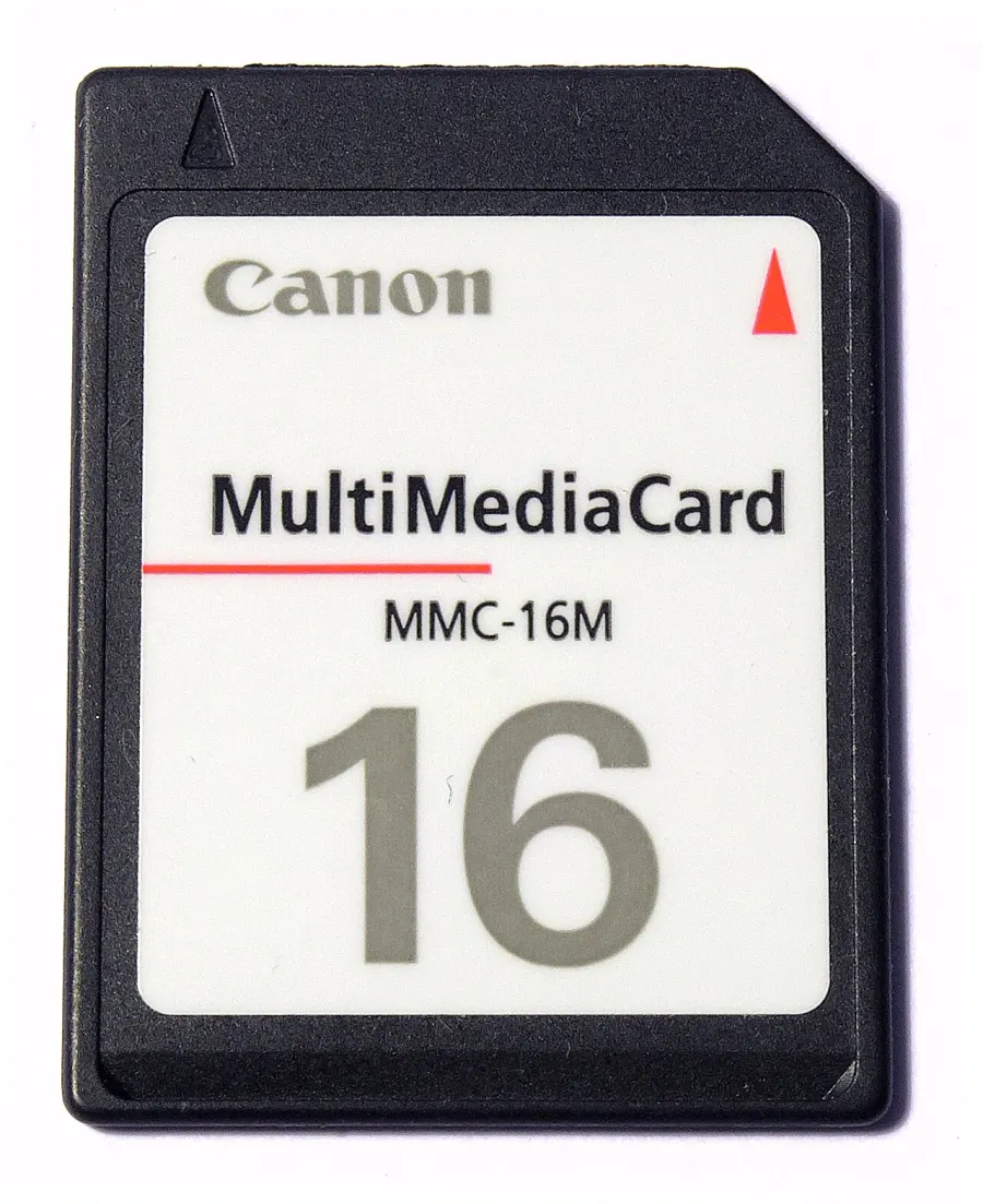 The MultiMediaCard card