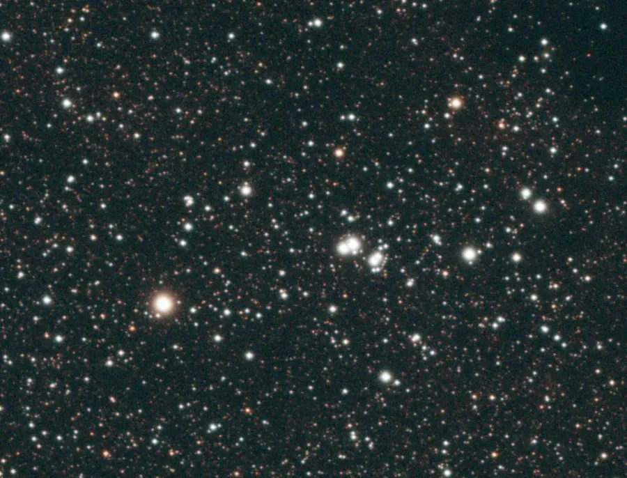 La carte NGC 6871