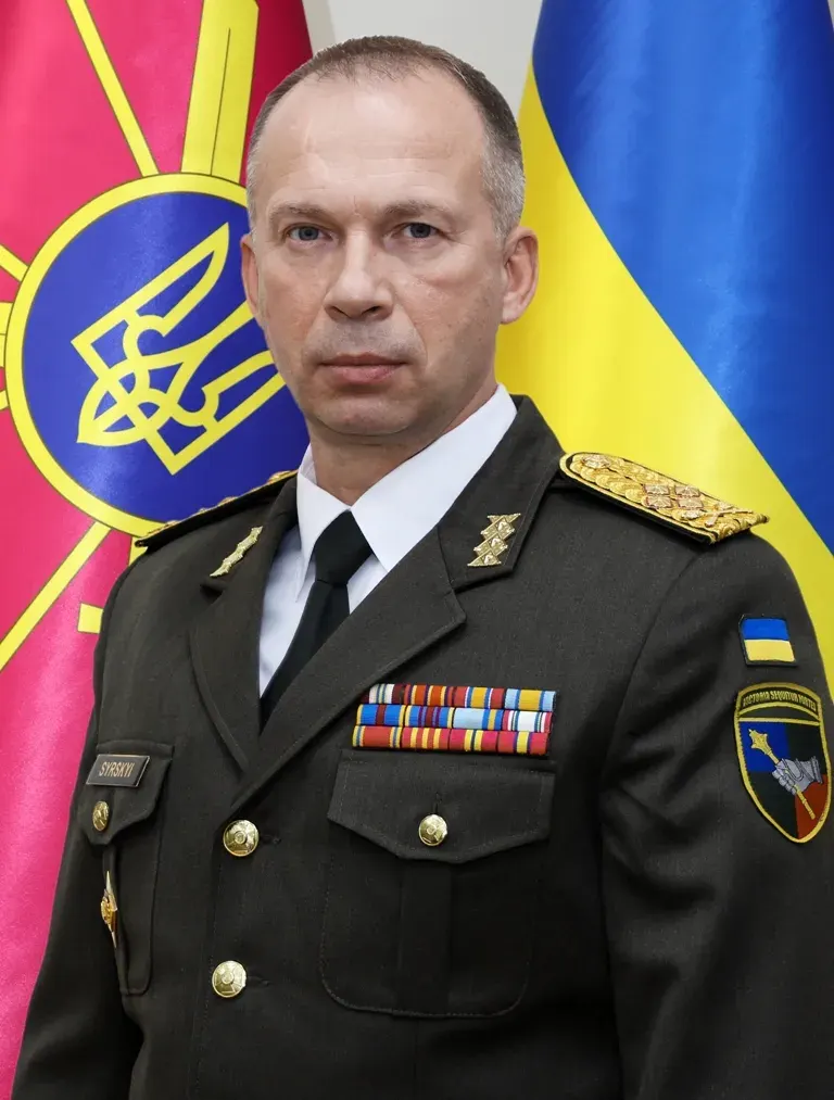 La carte Oleksandr Syrsky