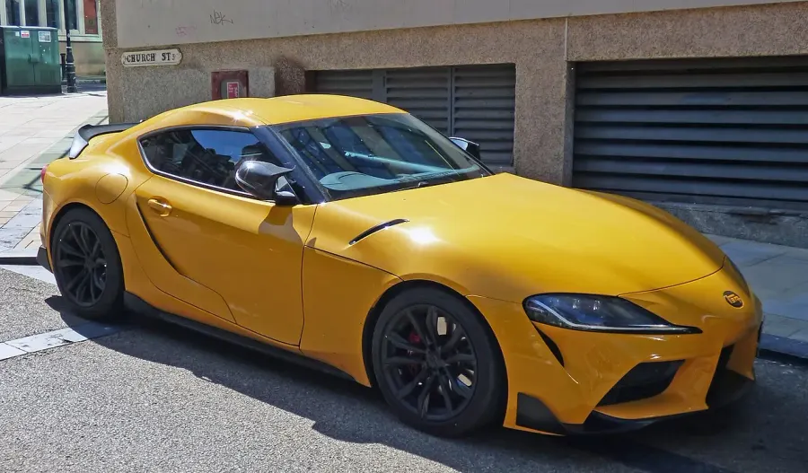La carte Toyota Supra