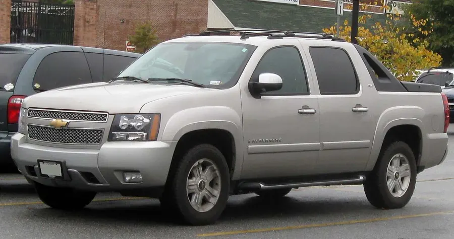 The Chevrolet Avalanche card