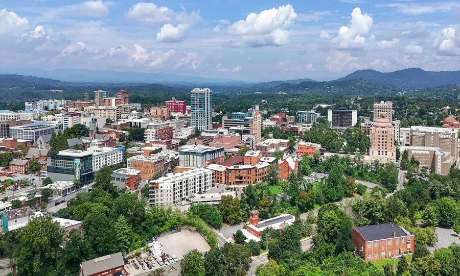 La carte Asheville
