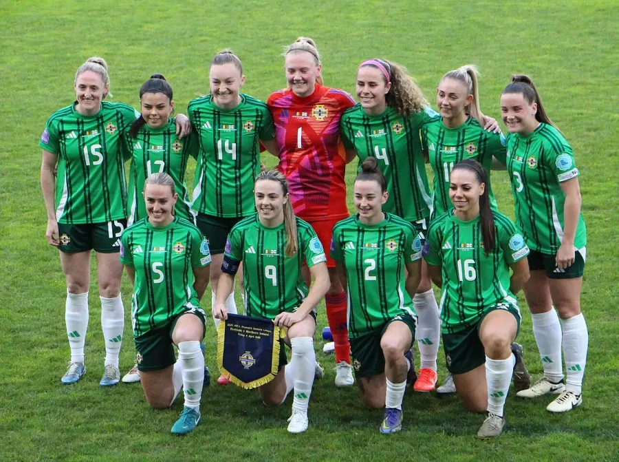 La carte Équipe d'Irlande du Nord féminine de football