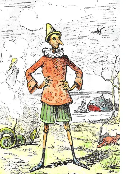 La carte Pinocchio