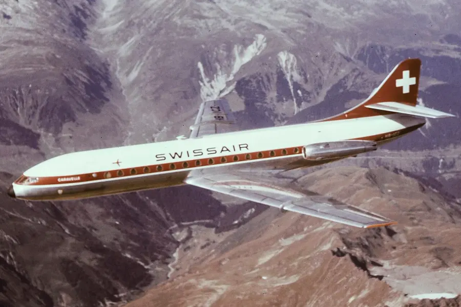 La carte Sud-Aviation SE 210 Caravelle
