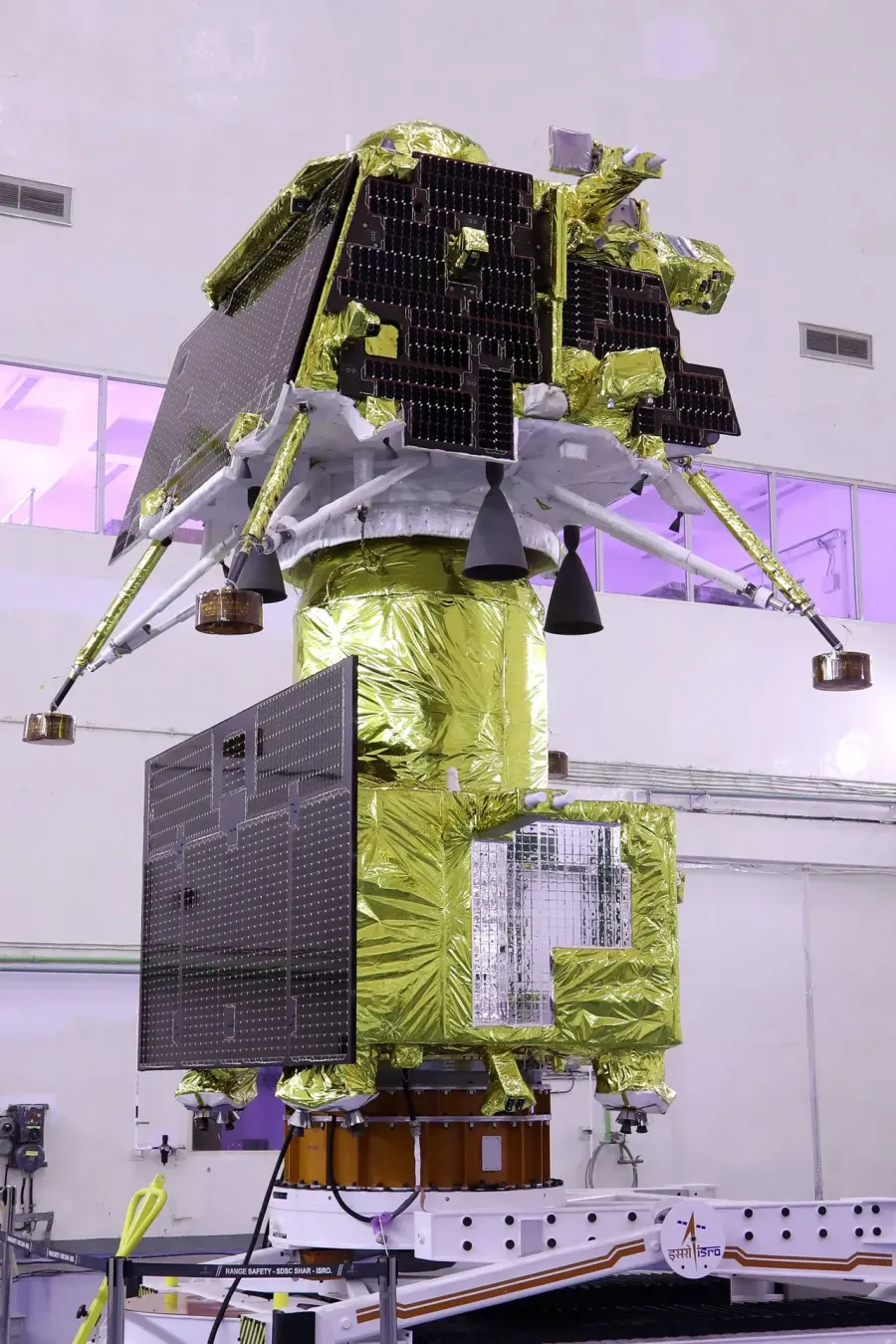 La carte Chandrayaan-3