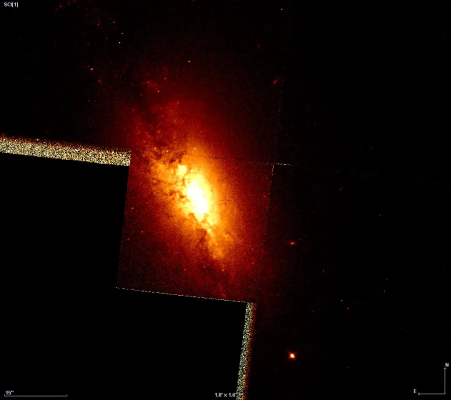 La carte NGC 4383