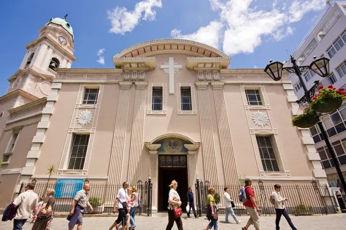 La carte Cathédrale Sainte-Marie-la-Couronnée de Gibraltar