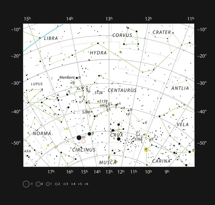 La carte Proxima Centauri c